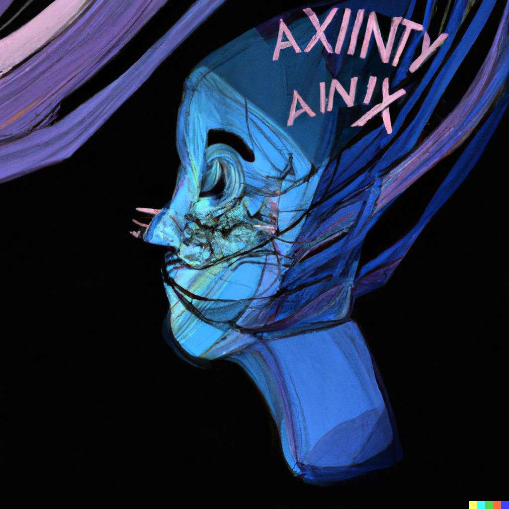 a representation of anxiety, digital art, infinity